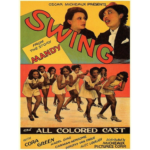 Swing Movie Poster Oscar Micheaux 1938 Swing Movie Poster Oscar Micheaux 1938